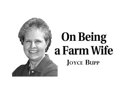 Joyce Bupp, farm wife crop